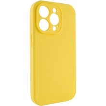 Чехол Silicone Case Full Camera Protective (AA) NO LOGO для Apple iPhone 15 Pro Max (6.7") – Желтый
