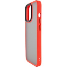 TPU+PC чехол Metal Buttons для Apple iPhone 15 Pro Max (6.7") – Красный