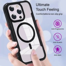 TPU+PC чехол Defense Clear with MagSafe для Apple iPhone 15 Pro Max (6.7") – Черный