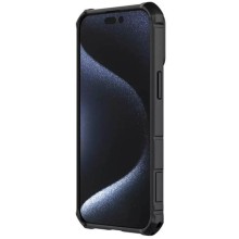 TPU+PC чехол Nillkin CamShield Armor (шторка на камеру) для Apple iPhone 15 Pro Max (6.7") – Черный