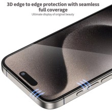 Захисне 3D скло Blueo Hot Bending для Apple iPhone 15 Pro Max (6.7") – Чорний