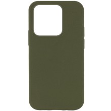 Чехол Silicone Case Full Protective (AA) NO LOGO для Apple iPhone 15 Pro Max (6.7") (Зеленый)