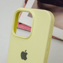 Чехол Silicone Case Full Protective (AA) для Apple iPhone 15 Pro Max (6.7") – Желтый