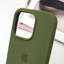 Чехол Silicone Case Full Protective (AA) для Apple iPhone 15 Pro Max (6.7") – Зеленый