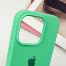 Чехол Silicone Case Full Protective (AA) для Apple iPhone 15 Pro Max (6.7") – Зеленый