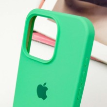 Чехол Silicone Case Full Protective (AA) для Apple iPhone 15 Pro Max (6.7") – Зеленый