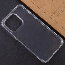 TPU чохол GETMAN Ease logo посилені кути для Apple iPhone 15 Pro Max (6.7") – Безбарвний (прозорий)