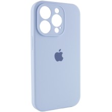 Чохол Silicone Case Full Camera Protective (AA) для Apple iPhone 15 Pro Max (6.7") – Блакитний
