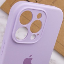 Чохол Silicone Case Full Camera Protective (AA) для Apple iPhone 15 Pro Max (6.7") – Бузковий