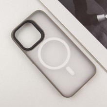 TPU+PC чехол Blueo Skin Friendly Frosted with MagSafe для Apple iPhone 15 Pro Max (6.7") – Серый