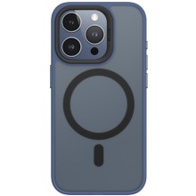 TPU+PC чехол Blueo Skin Friendly Frosted with MagSafe для Apple iPhone 15 Pro Max (6.7") – Синий