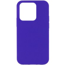 Чехол Silicone Case Full Protective (AA) NO LOGO для Apple iPhone 15 Pro Max (6.7") – Фиолетовый
