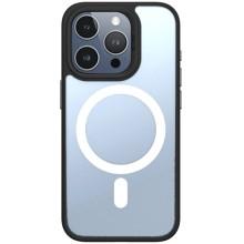 TPU+PC чохол Blueo Skin Friendly Frosted with MagSafe для Apple iPhone 15 Pro Max (6.7") – Чорний