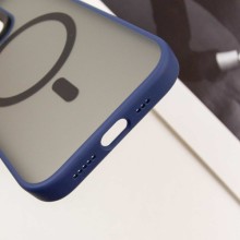 TPU+PC чехол Blueo Skin Friendly Frosted with MagSafe для Apple iPhone 15 Pro Max (6.7") – Синий