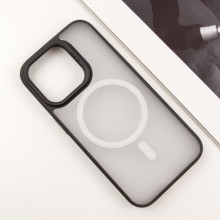 TPU+PC чехол Blueo Skin Friendly Frosted with MagSafe для Apple iPhone 15 Pro Max (6.7") – Черный