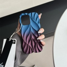 TPU чехол Leaf для Apple iPhone 15 Pro Max (6.7") – Темно-синий