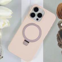 Чехол Silicone Case Full Protective NO LOGO with Ring для Apple iPhone 15 Pro Max (6.7") – Розовый