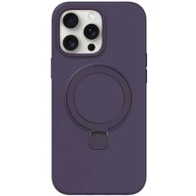 Чехол Silicone Case Full Protective NO LOGO with Ring для Apple iPhone 15 Pro Max (6.7") – Фиолетовый