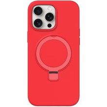 Чехол Silicone Case Full Protective NO LOGO with Ring для Apple iPhone 15 Pro Max (6.7") – Красный