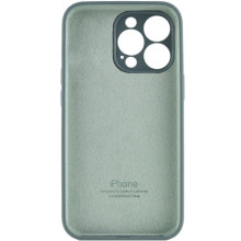 Чехол Silicone Case Full Camera Protective (AA) для Apple iPhone 15 Pro Max (6.7") – Зеленый