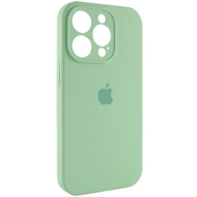 Чехол Silicone Case Full Camera Protective (AA) для Apple iPhone 15 Pro Max (6.7") – Зеленый