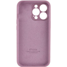 Чехол Silicone Case Full Camera Protective (AA) для Apple iPhone 15 Pro Max (6.7") – Лиловый