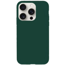 Чехол Silicone Case Full Protective (AA) NO LOGO для Apple iPhone 15 Pro Max (6.7") – Зеленый
