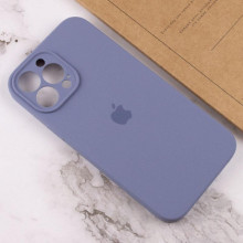 Чехол Silicone Case Full Camera Protective (AA) для Apple iPhone 15 Pro Max (6.7") – Серый