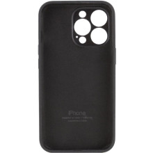 Чехол Silicone Case Full Camera Protective (AA) для Apple iPhone 15 Pro Max (6.7") – Черный
