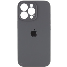 Чехол Silicone Case Full Camera Protective (AA) для Apple iPhone 15 Pro Max (6.7") – Серый