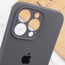 Чехол Silicone Case Full Camera Protective (AA) для Apple iPhone 15 Pro Max (6.7") – Серый