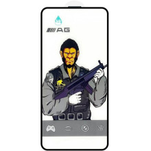 Защитное стекло 5D Anti-static Matte (тех.пак) для Apple iPhone 15 Pro Max (6.7") – Черный