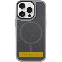 Чехол PC TechWoven Hybrid with MagSafe для Apple iPhone 15 Pro Max (6.7") – Серый