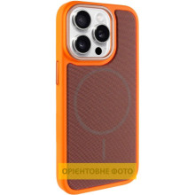 Чохол PC TechWoven Hybrid with MagSafe для Apple iPhone 15 Pro Max (6.7") – Помаранчевий