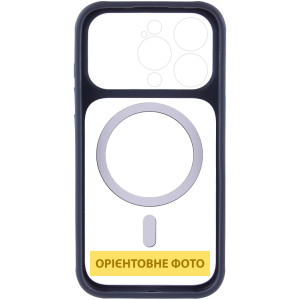 Чохол TPU+PC GETMAN Moon Clear with MagSafe для Apple iPhone 15 Pro Max (6.7") – Blue
