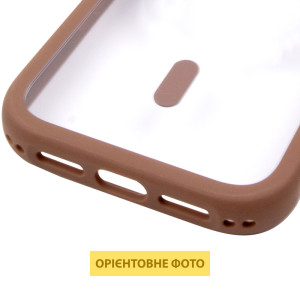 Чохол TPU+PC GETMAN Moon Clear with MagSafe для Apple iPhone 15 Pro Max (6.7") – Brown