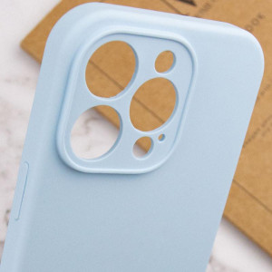Чехол Silk Full Camera Protective (AA) NO LOGO для Apple iPhone 15 Pro Max (6.7") – Голубой