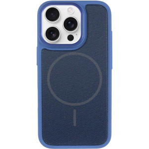 Чохол PC Textile Hybrid with Magnetic Fit для Apple iPhone 15 Pro Max (6.7") – Blue