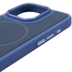 Чохол PC Textile Hybrid with Magnetic Fit для Apple iPhone 15 Pro Max (6.7") – Blue