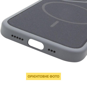 Чохол PC Textile Hybrid with Magnetic Fit для Apple iPhone 15 Pro Max (6.7") – Сірий