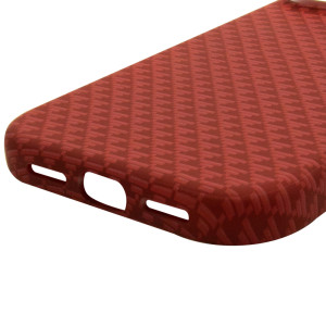 Чехол TPU+PC KVZV Triangular Pattern with Magnetic Fit для Apple iPhone 15 Pro Max (6.9") – Красный