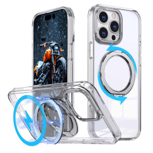 Чохол TPU+PC Empire with Magnetic Fit and Ring для Apple iPhone 15 Pro Max (6.7") – Прозорий
