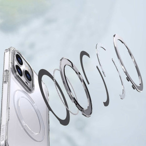 Чохол TPU+PC Empire with Magnetic Fit and Ring для Apple iPhone 15 Pro Max (6.7") – Прозорий