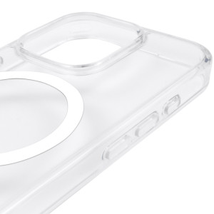 Чохол TPU Ummi transparent with Magnetic Fit для Apple iPhone 15 Pro Max (6.7") – Прозорий