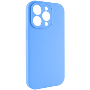 Чехол Silk Full Camera (AA) NO LOGO with Magnetic Fit для Apple iPhone 15 Pro Max (6.7") – Голубой