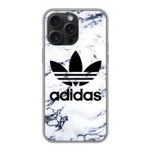 Чехлы Адидас для iPhone 15 Pro Max (AlphaPrint) (Адидас на мраморе)