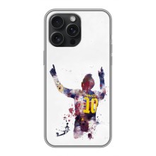 Чехлы Месси для iPhone 15 Pro Max (AlphaPrint) (Messi Barca)