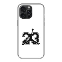 Чехлы для iPhone 15 Pro Max - с картинкой JORDAN (AlphaPrint) (Jordan 23)