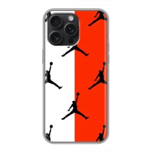 Чехлы для iPhone 15 Pro Max - с картинкой JORDAN (AlphaPrint) (Лого Джордан)