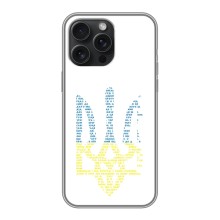 Чохли для iPhone 15 Pro Max Укр. Символіка (AlphaPrint) (Герб з букв)